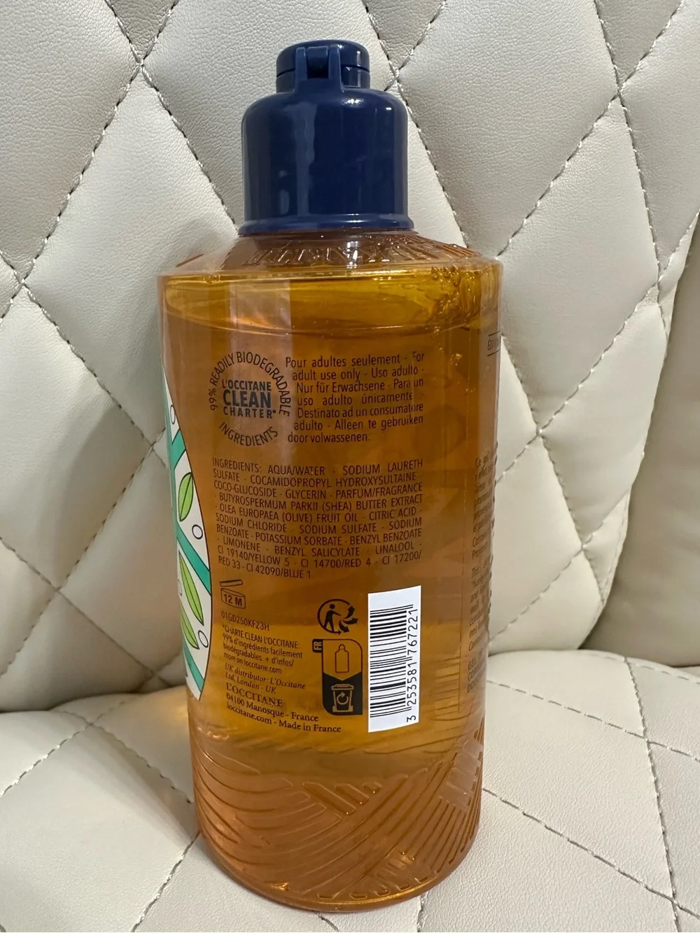 L'Occitane Shea Sparkling Leaves Rich-as-Honey Shower Gel 8.4 oz
